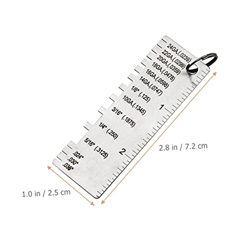 Medidor de espesor de lámina metálica ULTECHNOVO 9 piezas miniatura 3