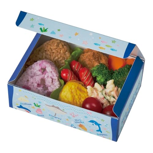 Image of Torne Disposable Lunch Pack, Sea Animal World, 3-Piece Set, Fold-Over Type, Oil-Resistant and Water Resistant Interior, Width 5.9 x Depth 3.9 x Height 2.0 inches (15 x 10 x 5 cm), Made in Japan