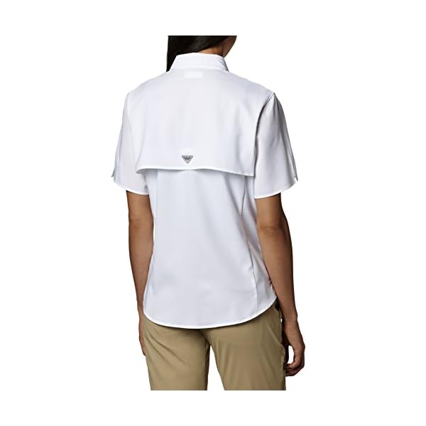 Columbia-Womens-PFG-Tamiami-II-UPF-40-Short-Sleeve-Fishing-Shirt Columbia Women's PFG Tamiami II UPF 40 Short Sleeve Fishing Shirt, White, Medium