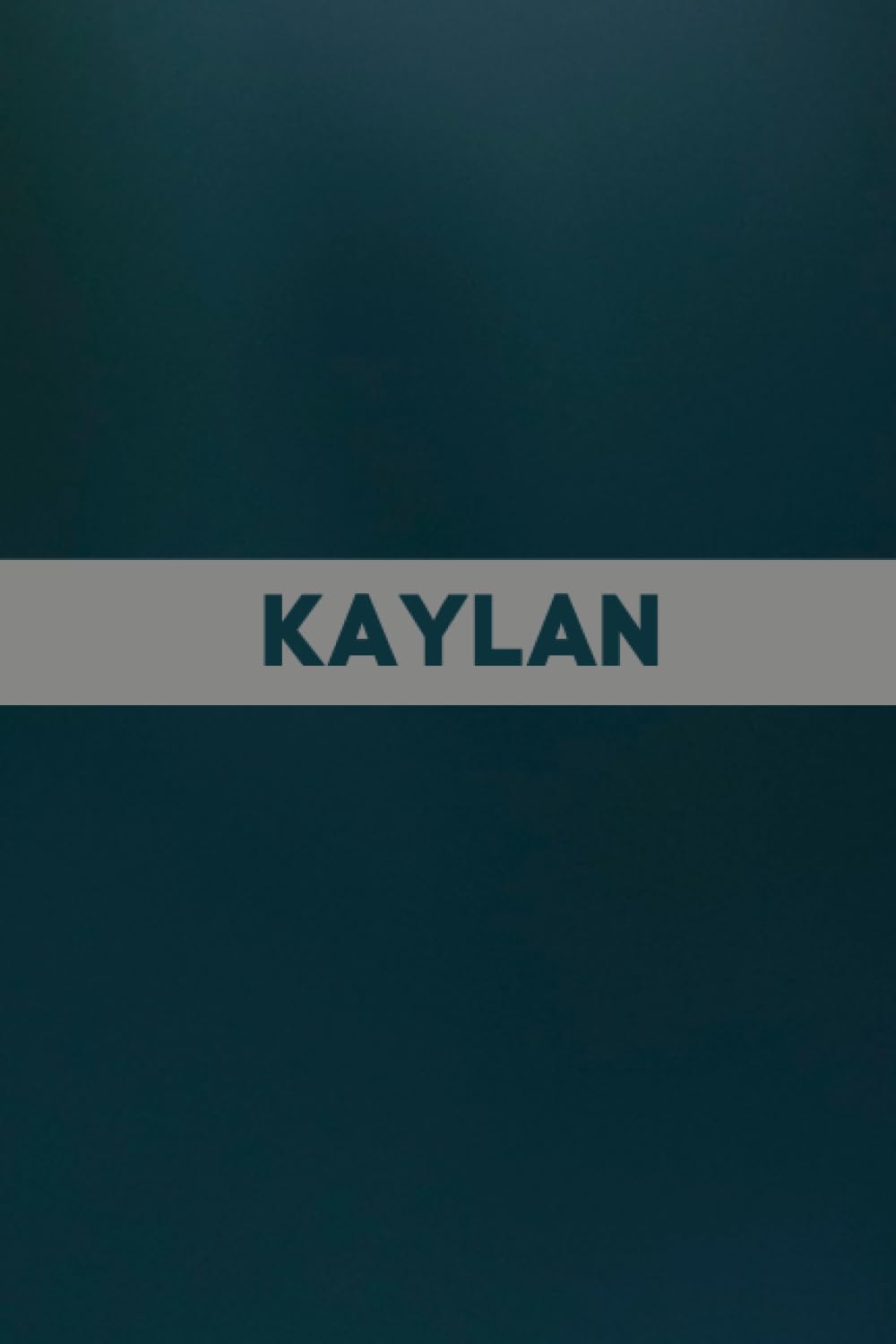 Kaylan: Carnet de notes unique et personnalisable comme un Cadeau d'anniversaire pour le prénom Kaylan