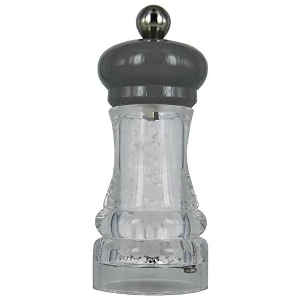 Moulin De Buyer acrylique translucide gris brillant 11 cm de table