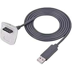 Cargador Bateria Control Xbox 360 Cable de carga USB Cable para controlador inalámbrico para Microsoft para Xbox 360 Controlador inalámbrico Cargador USB Cable de carga rápida Cobre puro