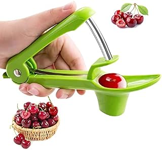 Wancala Cherry Pitter - Cherry Stoner Remover with Stainless Steel Rod, Olive Pitter/Cherry Pip Remover/Dates pitting Device