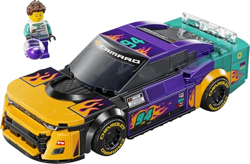 Speed Champions NASCAR Next Gen Chevrolet Camaro ZL1, Modellino di Auto da Costruire, Macchina Giocattolo da Collezione con Minifigure del Pilota, Giochi per Bambini e Bambine da 9 Anni 76935 - Lego - Immagine 10