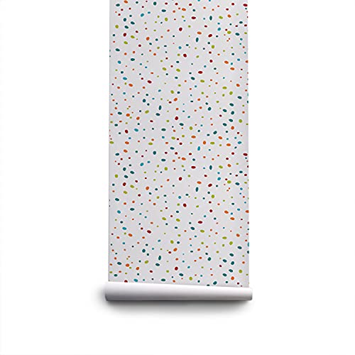 Papier peint points Coloray 250x104cm pour décoration de meuble de chambre - 3
