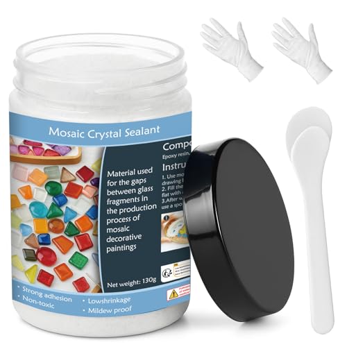 White Quick-Dry Crystal Mosaic Grout