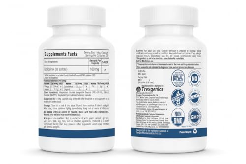 Image of Trexgenics UBIQUINOL 100 mg, Ultra Pure, Stable, Bioavailable, Mitochondrial Function, Cellular Energy, Longevity, Antioxidant (30x3=90 Veg Capsules)
