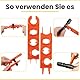 Offgridtec Universal Montageschlüssel-Set für PV-Stecker, 2-teiliges Installationswerkzeug-Set, kompatibel mit 1000V/1500V PV-Steckern, ideal für Kabelzugentlastung und Steckermontage, Orange