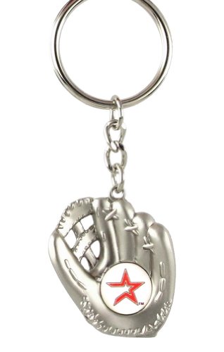 Hillman Houston Astros Metal Silver Decorative Key Chain