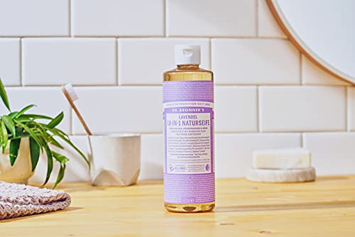 DR. BRONNER’S - Pure Castile Liquid Soap Lavender 475 ml, 475 ml (Pack of 1) - Image 4