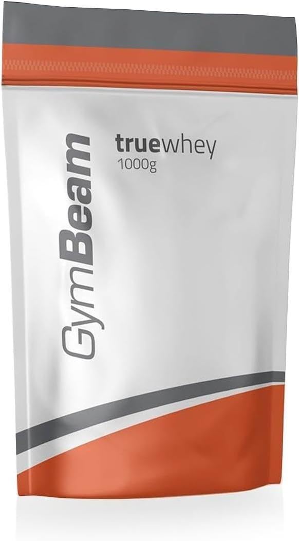 True Whey Protein Pulver (WPC Eiweißpulver) – schonend filtriert, bis zu 23 g Eiweiß für den Muskelaufbau, hohe biologische Wertigkeit, Aminosäuren – GymBeam (1000 g, Vanille)