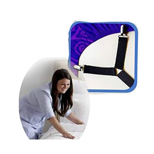 Premium Criss-Cross 2pcs Strap Adjustable Elastic Bed Sheet Fasteners, Bed Sheet Holder Straps, Bed Sheet Suspenders, Bed Sheet Holders, Bed Sheet Fasteners, Suspenders Straps, Mattress Suspenders