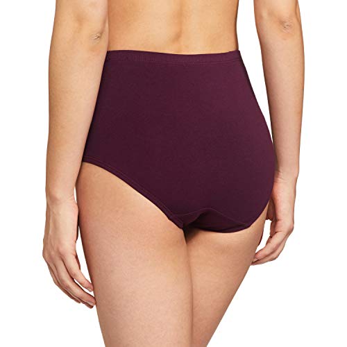 Image of Amante Solid High Rise Full Coverage Full Brief Panties (Pack of 3)