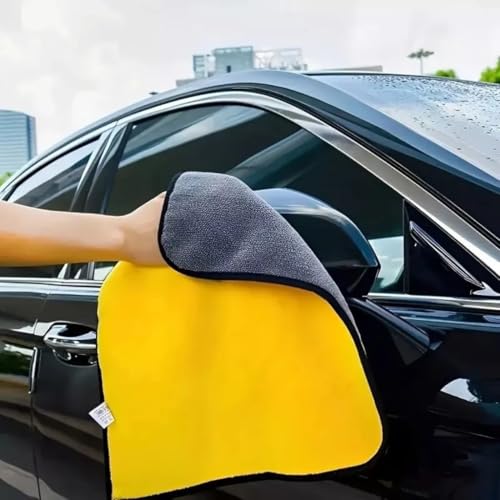 Image of Microfiber Cleaning Cloths, Car, Bike and Household Towel, Super Absorbent & Reusable, Cloths for All Cleaning Purpose, Car Washing, Drying, Detailing, Lint Free (30 * 60cm, Pack of 4)