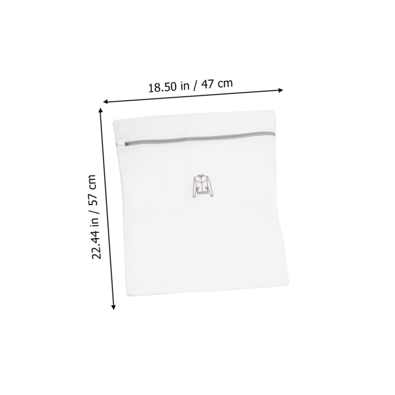 Sacchetti per Bucato Sacchetto per Lavatrice Set 6 in Poliestere Bianco per Indumenti Delicati e Intimo Protetto, per Viaggi e Lavaggi Sicuri
