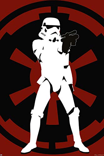 Star Wars - Glow in The Dark - Movie Poster Print (Stormtrooper) (Size: 24 inches x 36 inches)