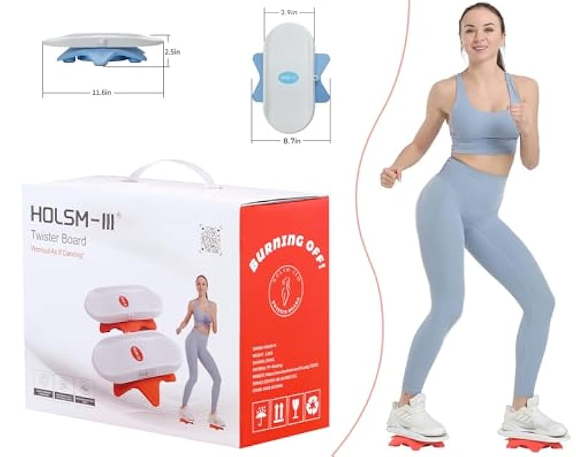 Ab Twister Board,Twister Exercise Board,Waist Twisting Disc-Ab Board Exercise,Twisting Stepper,Waist Trainer Trimmer,Ab Board-for Ab Exercise Abs Core,Slimming Waist Full Body Toning Workout Home Gym