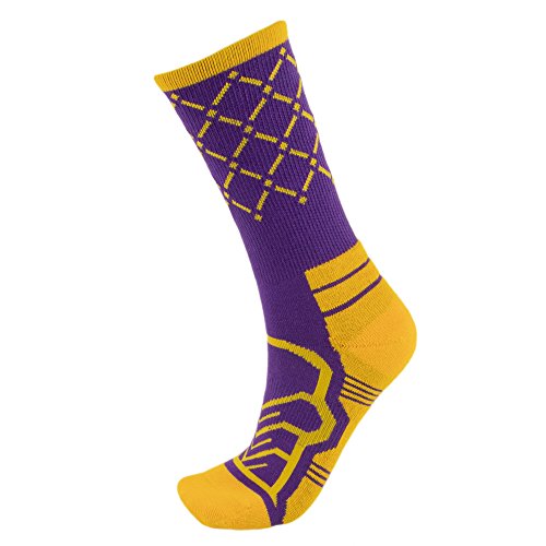Basketball Net Socks - Cooldry Cushioned Light Compression Crew Team Sport Gear