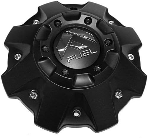 1001-63B BLACK CENTER CAP FUEL WHEEL
