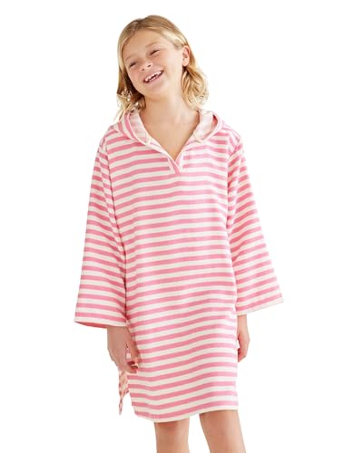 SAMMIMIS Hooded Towels for Kids - Ultra-Soft Turkish Cotton Poncho Lightweight Wearable Towel - Cozy Beach Poncho & Kids Swim Cover Up for Bath Pool & Home - Medium (5-8 Years)