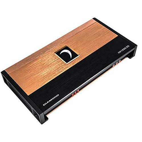 Diamond Audio HX1200.5 1200 Watt RMS 5 Channel Class D Full Range HEX Series Amplifier