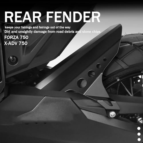 Garde-boue arrière Forza 750 extension de protection robuste design épuré - 8