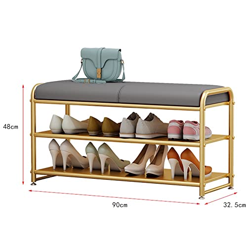 Banc à chaussures pour ranger un couloir encombré efficacement
