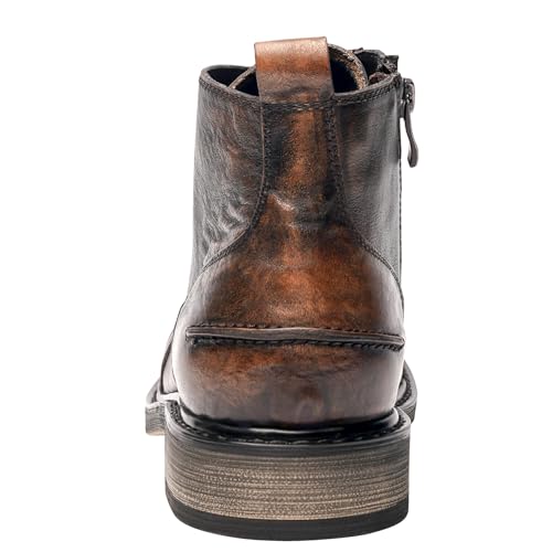 Image of Men's Dress Casual Slip-on Chelsea Boots Genuine Leather Oxford Ankle Boot