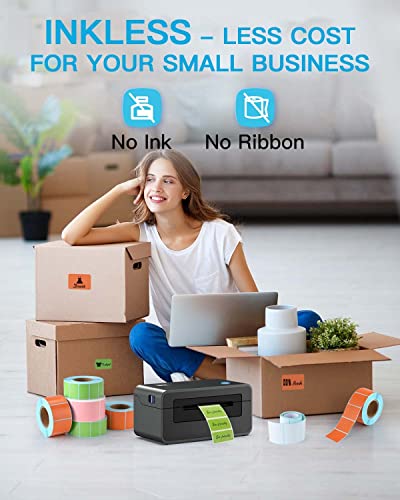 iDPRT Thermal Label Printer, Shipping Label Printer, 4×6 Label Printer for Small Business, Thermal Label Maker, Support Windows, Mac, Chrome OS, Compatible with Shopify, Ebay, UPS, USPS, Amazon, Esty - Thumbnail 6