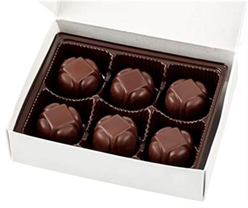 Vegan, Gluten Free, Nut Free | Gourmet Chocolate Mint Creams (6 Pieces) | Dairy Free, Soy Free, Sesame Free | Allergy Friendly Gifts | No Whey Foods