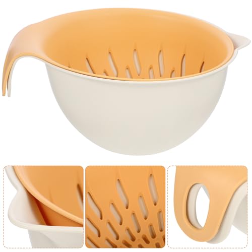 Colador plástico doble capa para frutas y verduras miniatura 7