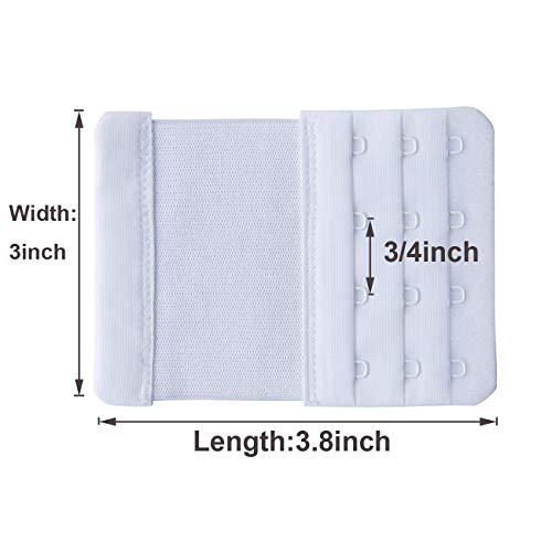 Image of SAMGU Women's Bra Extenders 2 Hook /3 Hook /4 Hook /5 Hook /6 Hook Soft Stretchy
