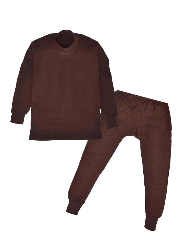 UNDERLOOP Premium Brown OSWAL/Inner/Thermal Set for Girls and Boys Pack of 1