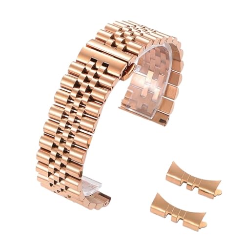 Bracelet de montre en acier inoxydable idéal pour le bureau et les soirées