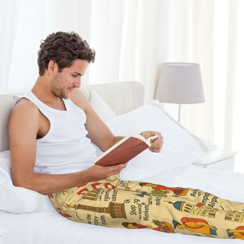 Pantalon de pyjama en flanelle Berlin See pour homme