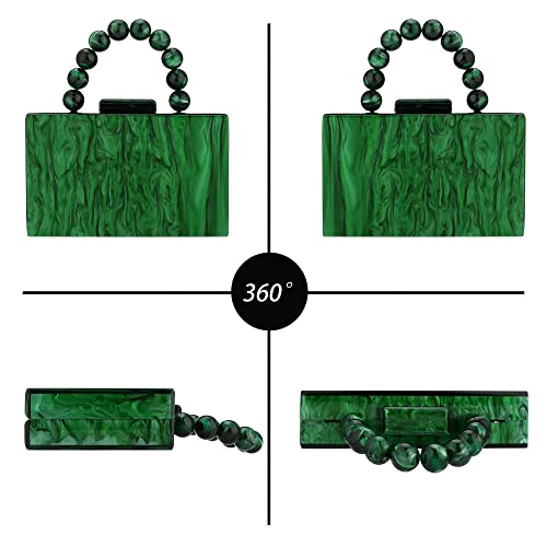 Image of Women Acrylic Clutch Purse Leopard Print Evening Bag Chain Formal Handbag Party Bridal Wedding Clutch Purse for Women