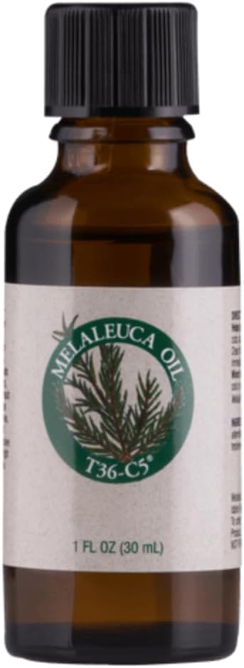 Melaleuca Tea Tree Essential Oil T36-C5 Grade, 100% Pure & Undiluted, Steam Distilled, 1 fl oz (30 mL)