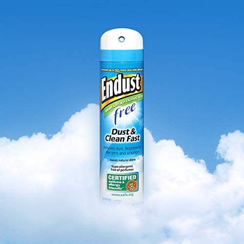 Endust Fragrance Free Hypo Allergenic Dusting and Cleaning Spray, 2
