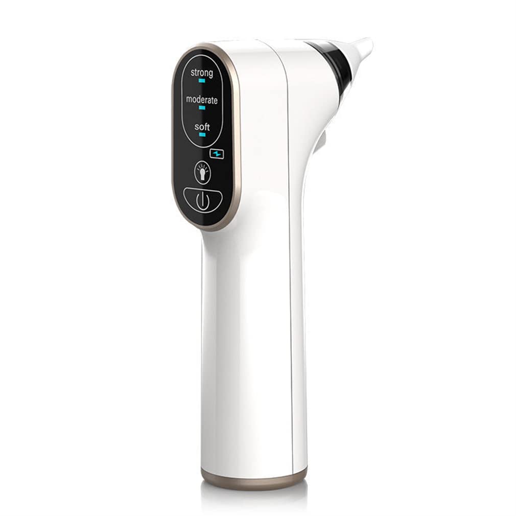 Aspirador Nasal de bebé Electric, 2 en 1 USB Baby Electric Nasal Aspirator con 3 velocidades Ajustables 4 boquillas de succión, para recién Nacidos y niños pequeños