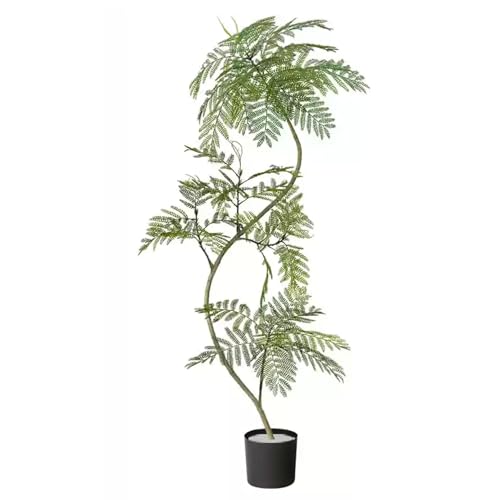 Árbol artificial con maceta alta, plantas de suelo sintético para decoración del hogar y la oficina, uso en interiores