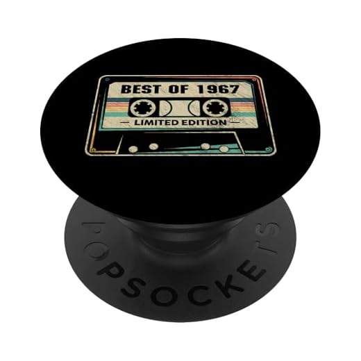 1967 cumpleaños para hombre y mujer PopSockets PopGrip Intercambiable