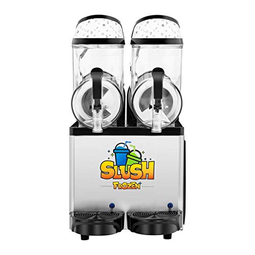 Royal Catering RCSL 2/10 Slush-Maschine 2 x 12 l LED 600 W Nachtmodus Slush Ice Maschine Slush Eis Maker – Bild 6