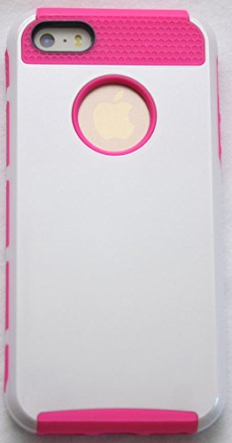 Dibs *contego Shockproof, Dust Proof, Dirt Proof, Iphone 5 5s case, TPU+PC casingCOLOR:PEARL WHITE