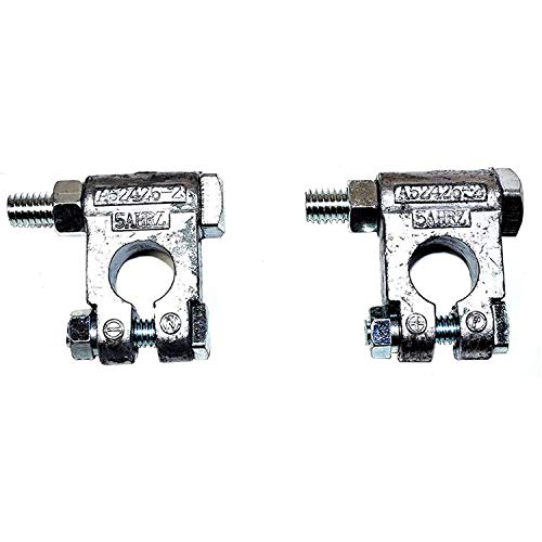 A-Team Performance - Car Auto Battery Terminal Connector Military Spec Batteries Box Top Post Kit — 12 Items — 2X Covers (Red And Black), 4X Copper Lugs And 4X Heat Shrink #TOP5