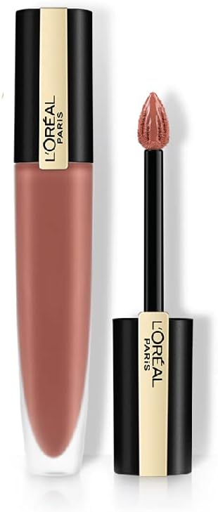 L'Orรฉal Paris Lipstick, Liquid Format with Matte Finish, Oil-In-Water Formula, Breathable and Lightweight Feel, Non-Flaking, Colour: 116 I Explore, 7ml