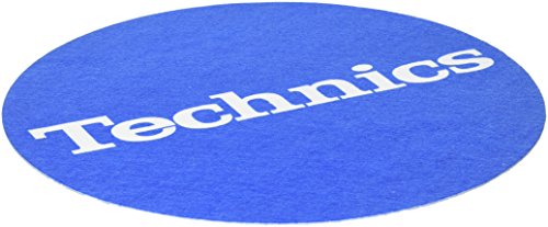 Disque de feutrine de Factory Technics Bleu - Police Blanc Slipmat, Lot de 2 thumbnail