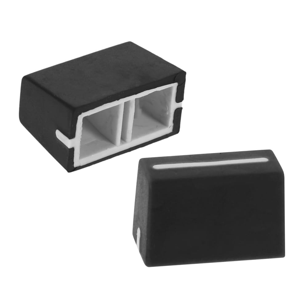 5 Uds. Perillas de Atenuador Universales, Tapa de Atenuador, Tapa de Potenciómetro Deslizante Recto para Controlador de DJ, Consola Mezcladora,XDJ