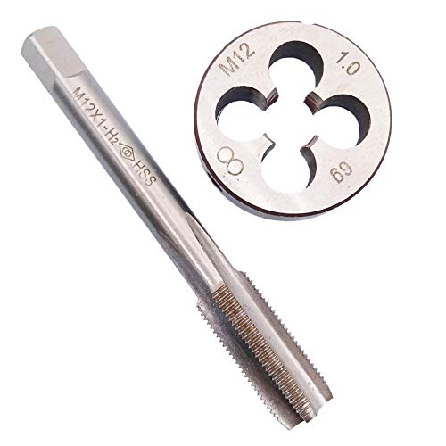 HSS M12 x 1mm Tap and M12 x 1.0mm Die Metric Thread Right Hand