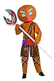 Shrek Child's Costume And Mask, Gingerbread Man Warrior Costume