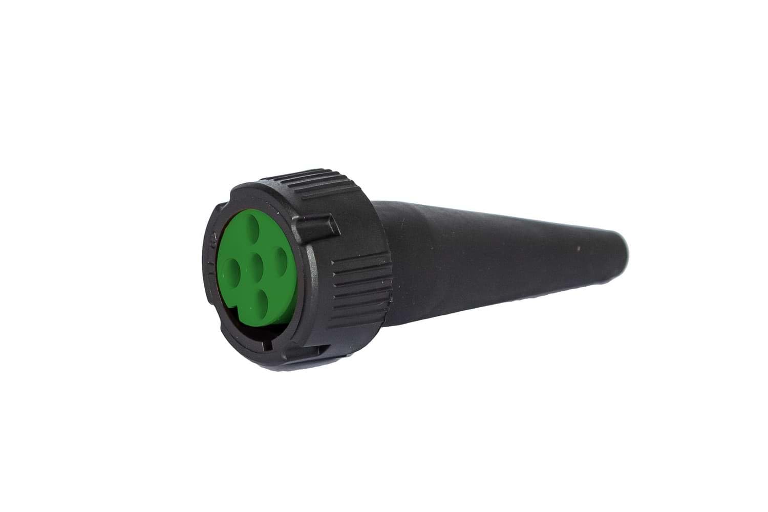 Set Connettori Baionetta 5-PIN Aspöck Femmina Giallo + Verde per Fanali Rimorchio 12V Kit Cablaggio Luci Sinistro e Destro Carrello Appendice Professionale